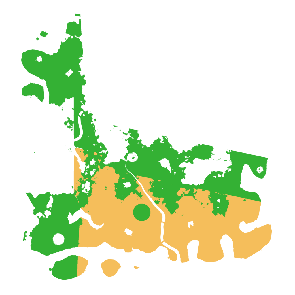 Biome Rust Map: Procedural Map, Size: 4500, Seed: 233180153