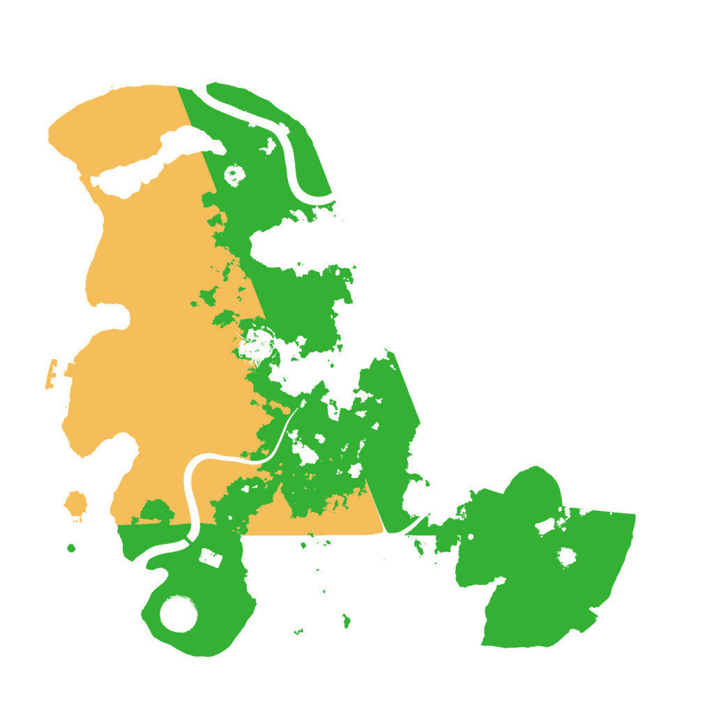Biome Rust Map: Procedural Map, Size: 3500, Seed: 240662080