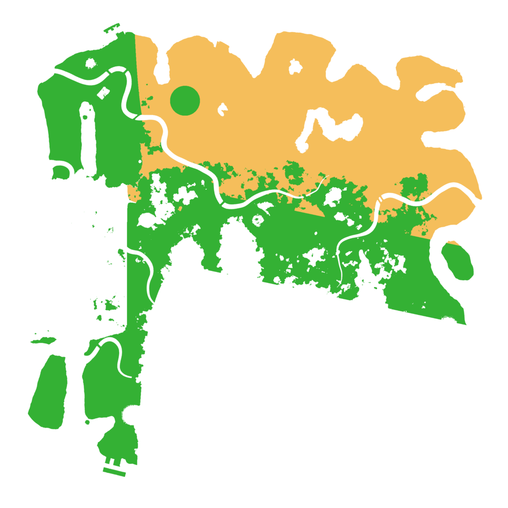 Biome Rust Map: Procedural Map, Size: 4500, Seed: 2115374905