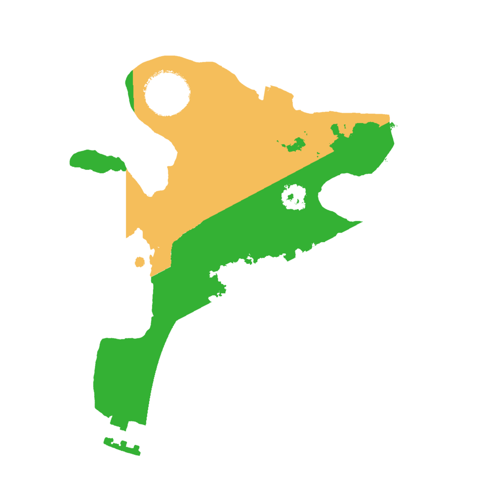 Biome Rust Map: Procedural Map, Size: 2000, Seed: 49281