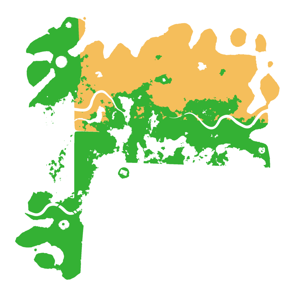 Biome Rust Map: Procedural Map, Size: 4500, Seed: 1334843160