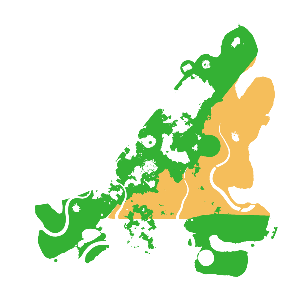 Biome Rust Map: Procedural Map, Size: 3500, Seed: 735830797