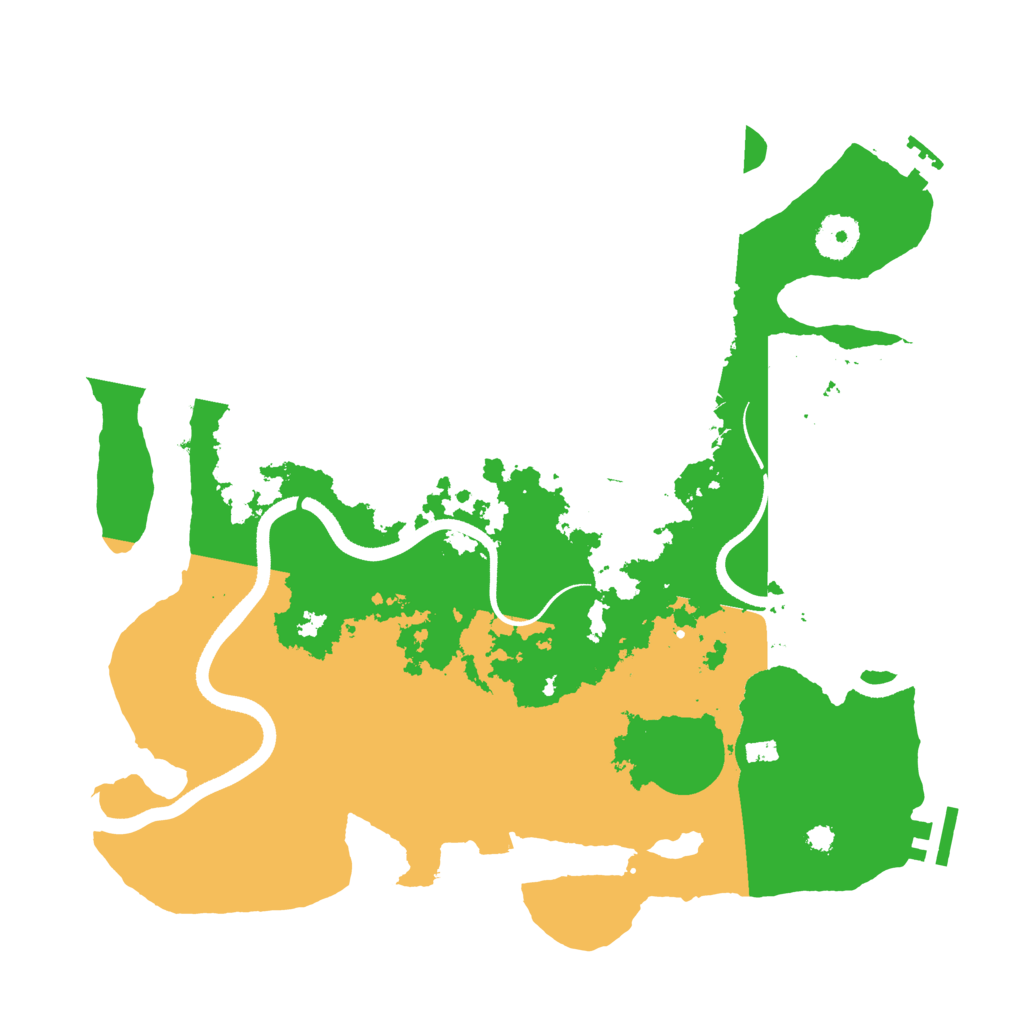 Biome Rust Map: Procedural Map, Size: 3500, Seed: 817592812