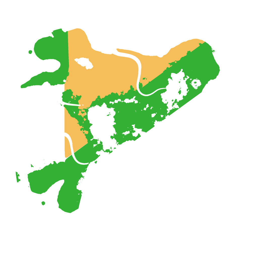 Biome Rust Map: Procedural Map, Size: 2800, Seed: 81990980
