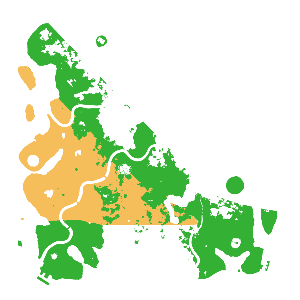 Biome Rust Map: Procedural Map, Size: 4500, Seed: 431349834