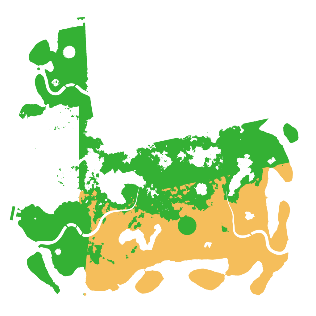 Biome Rust Map: Procedural Map, Size: 4500, Seed: 1833465620