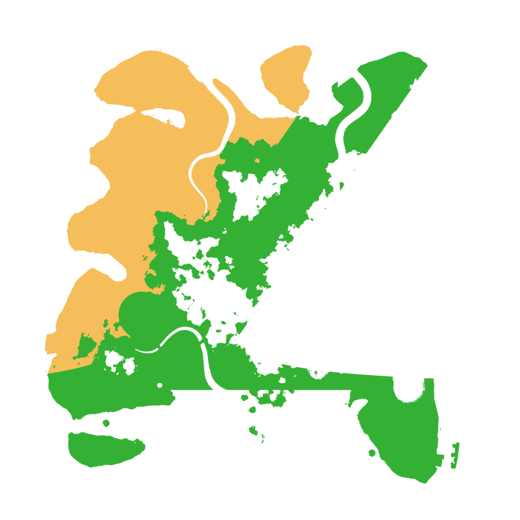Biome Rust Map: Procedural Map, Size: 3000, Seed: 1980256349
