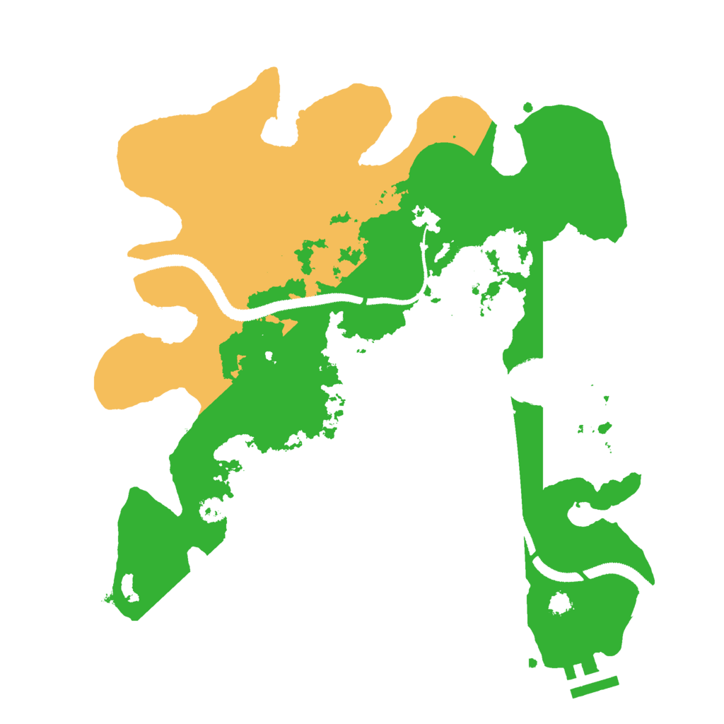 Biome Rust Map: Procedural Map, Size: 3000, Seed: 773458506