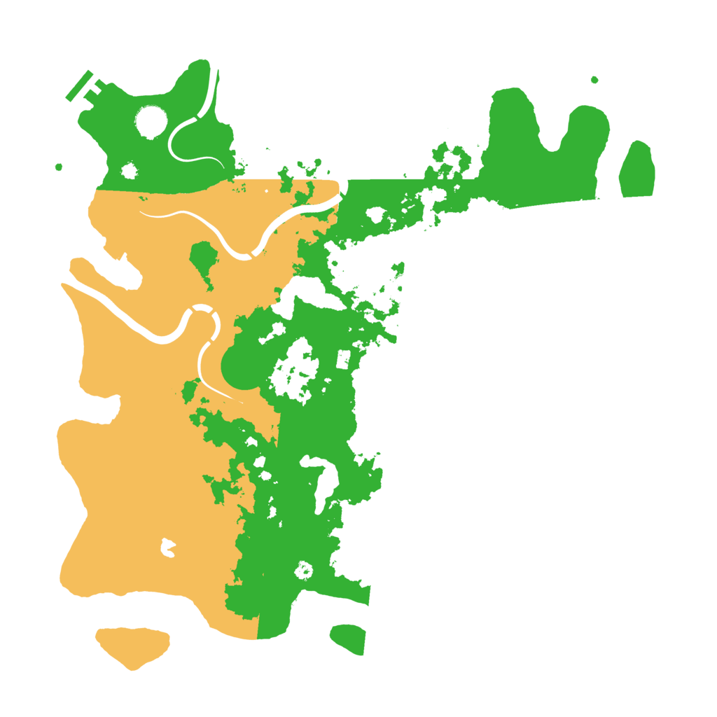 Biome Rust Map: Procedural Map, Size: 4000, Seed: 847003007
