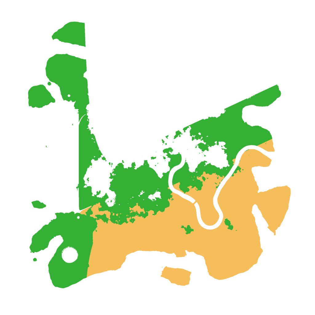 Biome Rust Map: Procedural Map, Size: 3500, Seed: 580862730