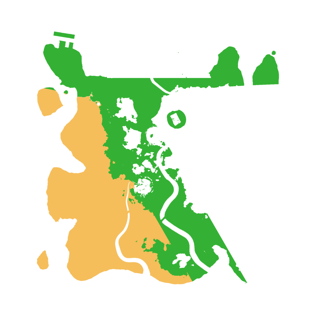 Biome Rust Map: Procedural Map, Size: 3000, Seed: 1274548814
