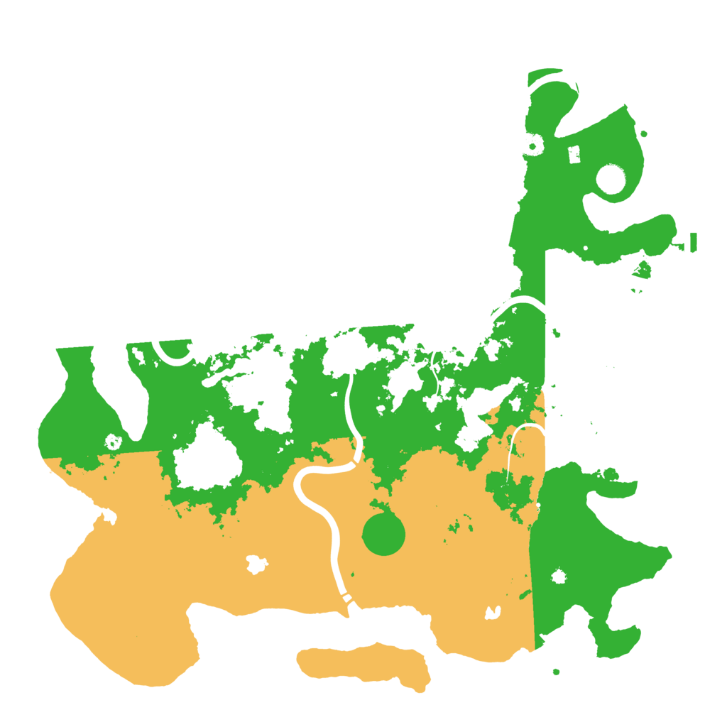 Biome Rust Map: Procedural Map, Size: 4500, Seed: 1849304322