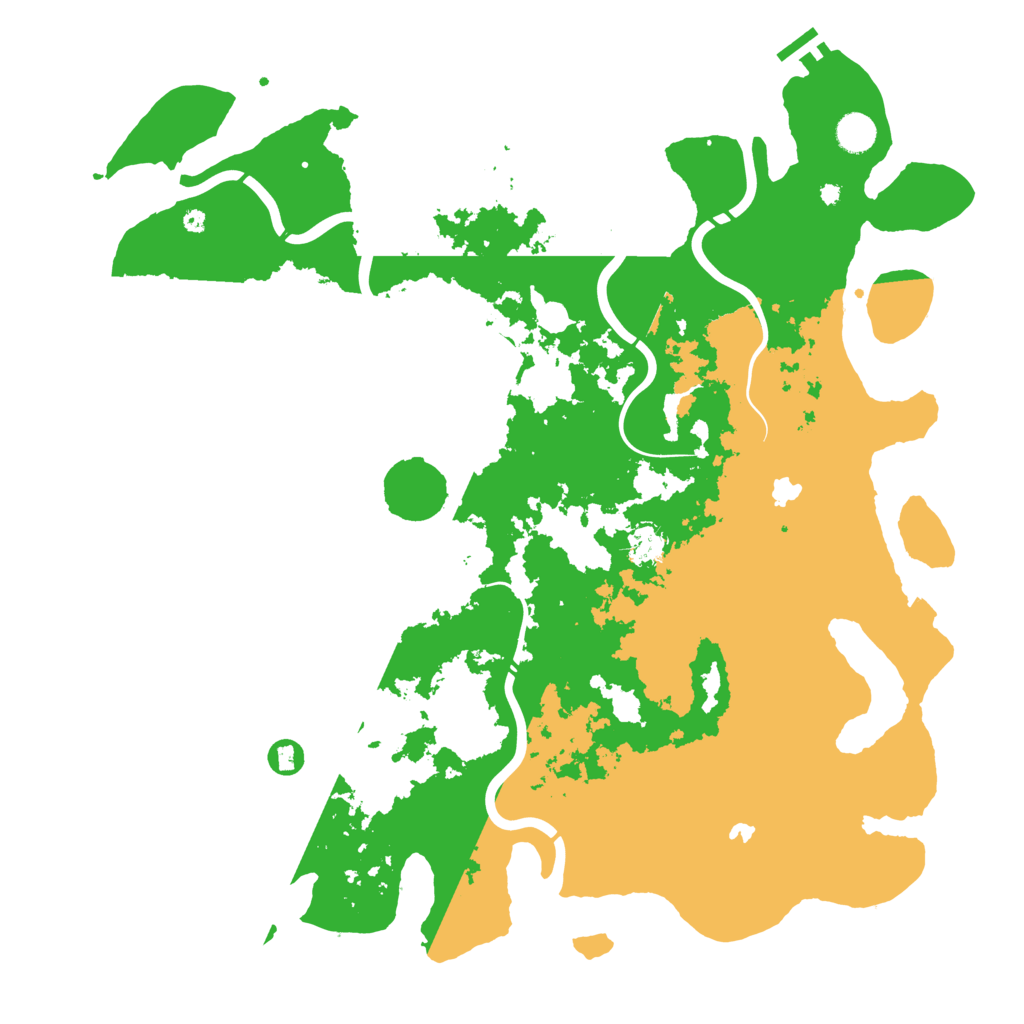Biome Rust Map: Procedural Map, Size: 4500, Seed: 155423623