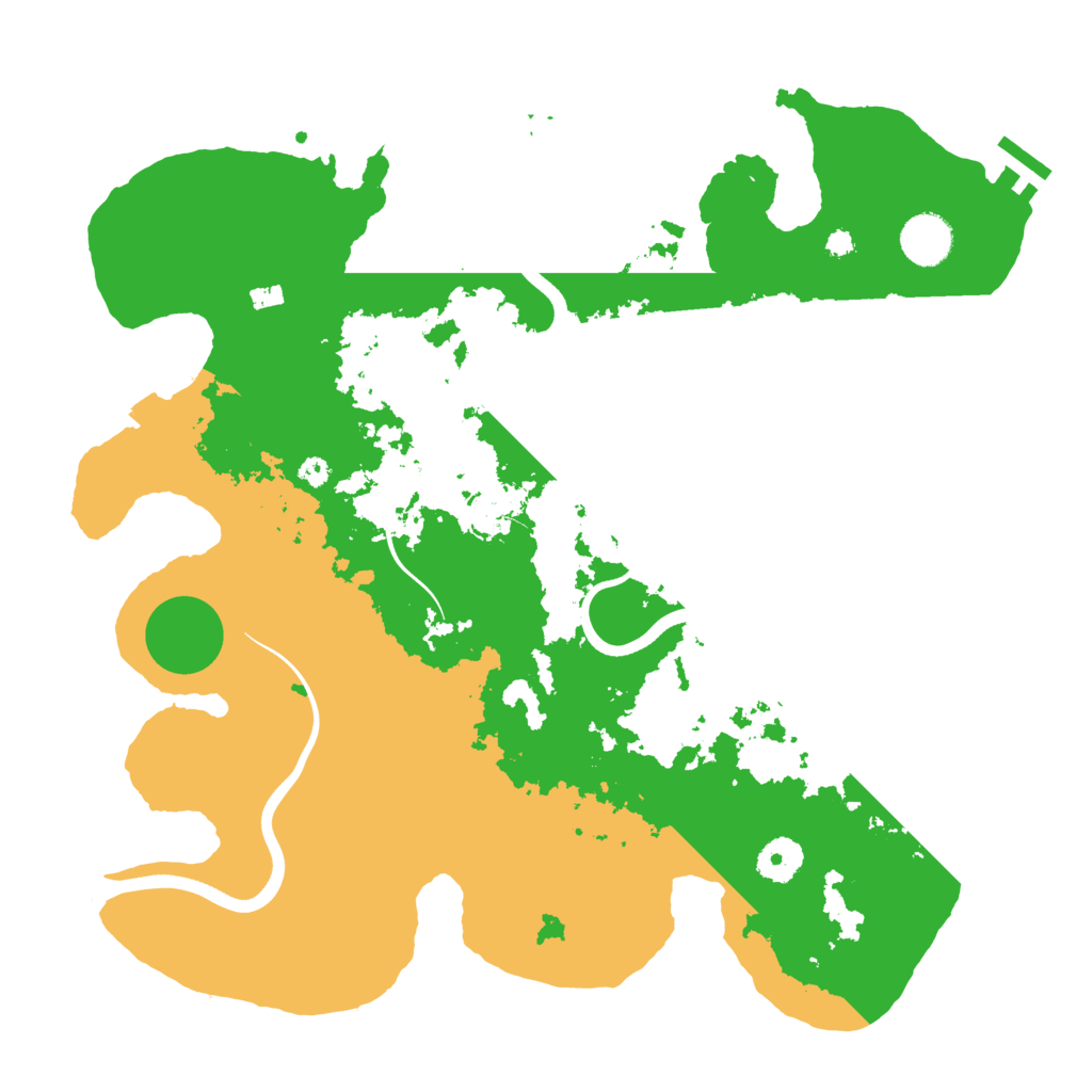 Biome Rust Map: Procedural Map, Size: 3700, Seed: 1310747615