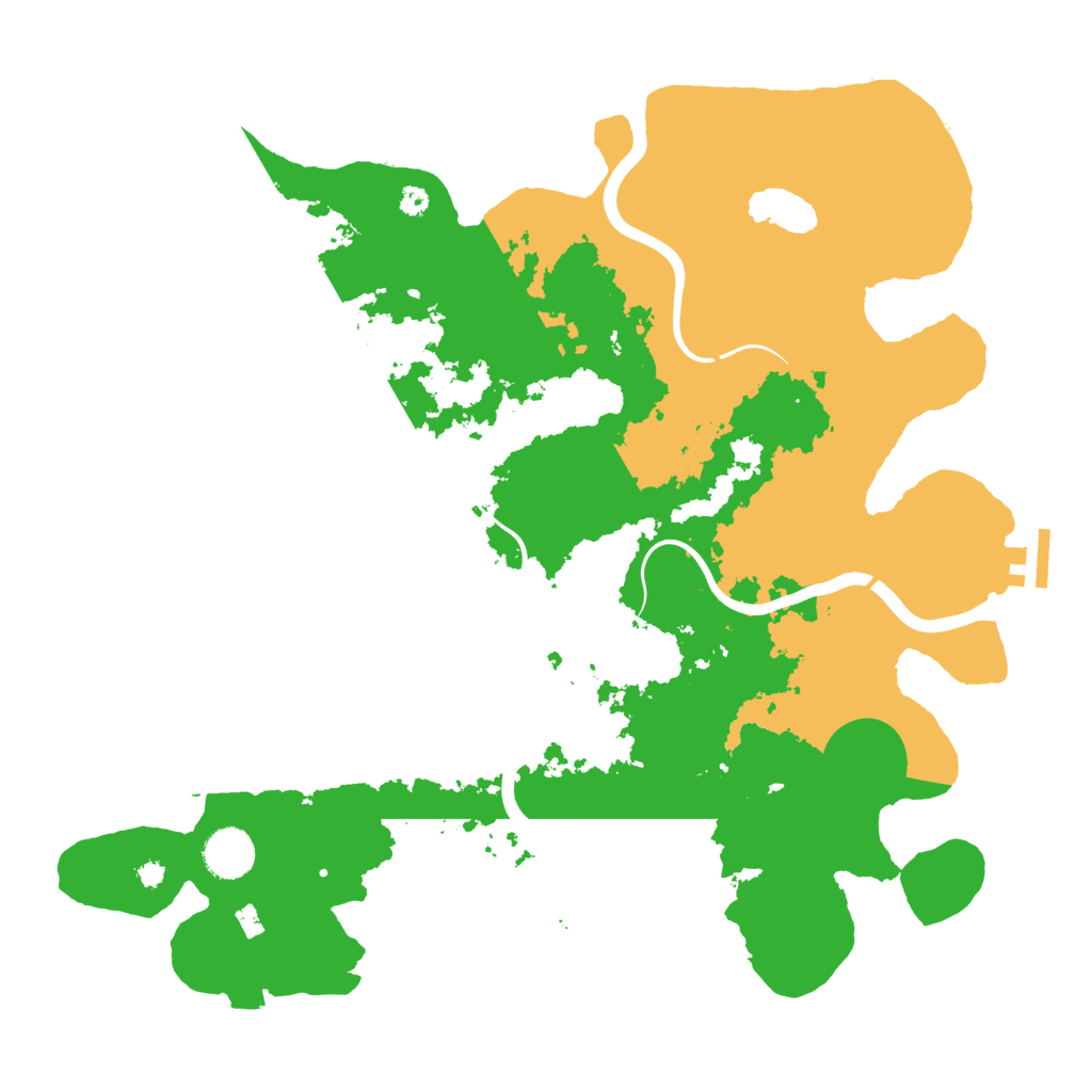 Biome Rust Map: Procedural Map, Size: 3750, Seed: 181382151