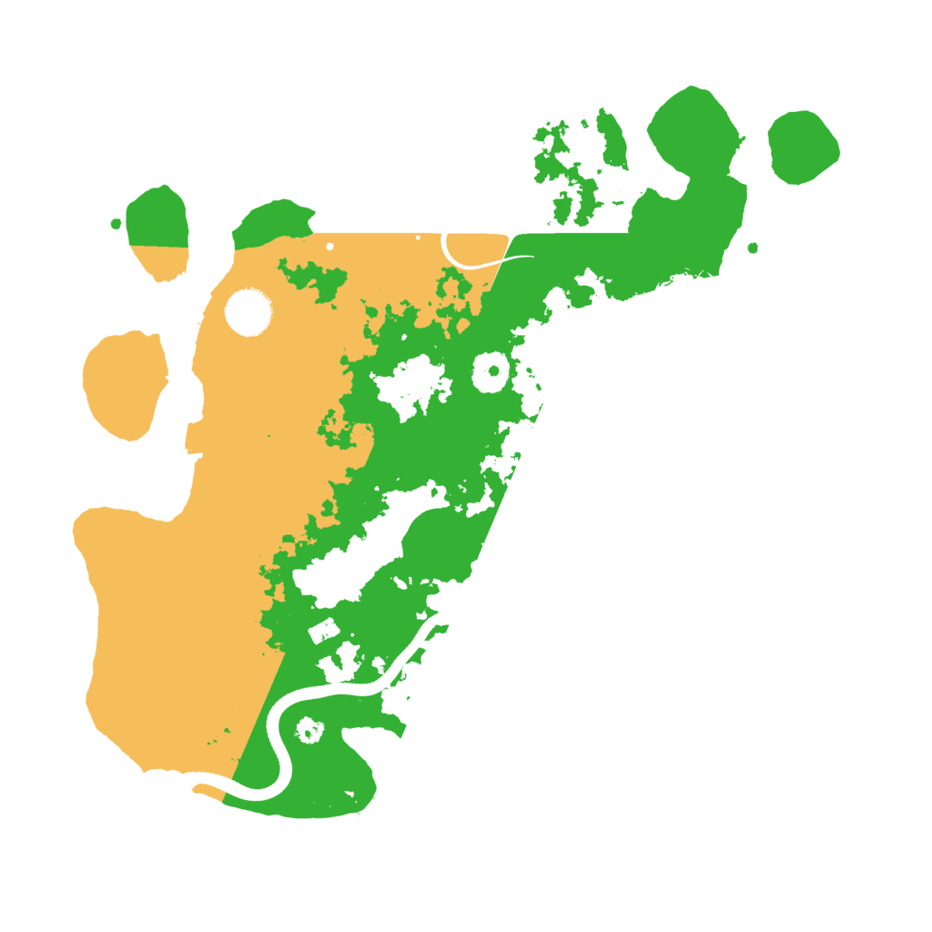 Biome Rust Map: Procedural Map, Size: 3500, Seed: 1970126434