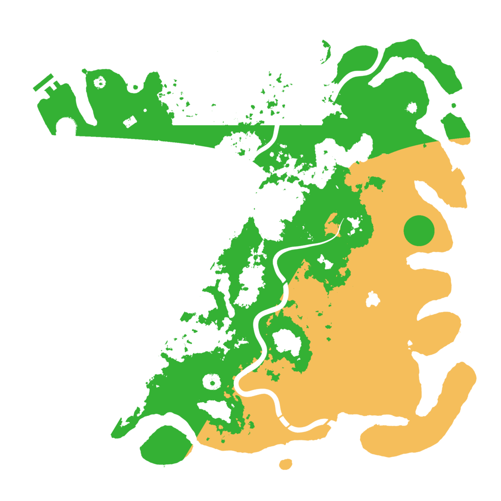 Biome Rust Map: Procedural Map, Size: 4300, Seed: 1722410011