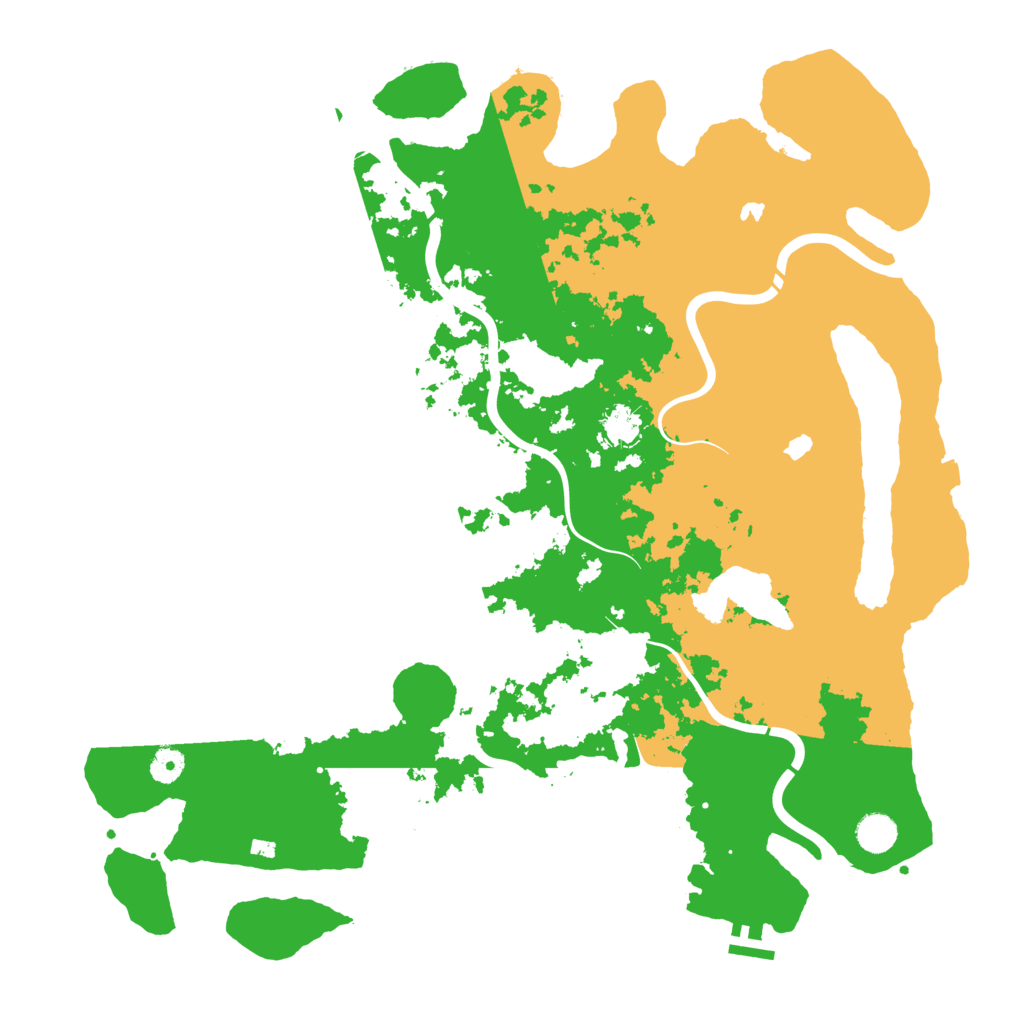 Biome Rust Map: Procedural Map, Size: 4500, Seed: 231313681
