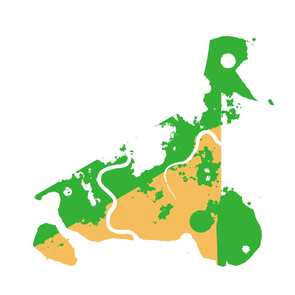 Biome Rust Map: Procedural Map, Size: 3500, Seed: 356354189
