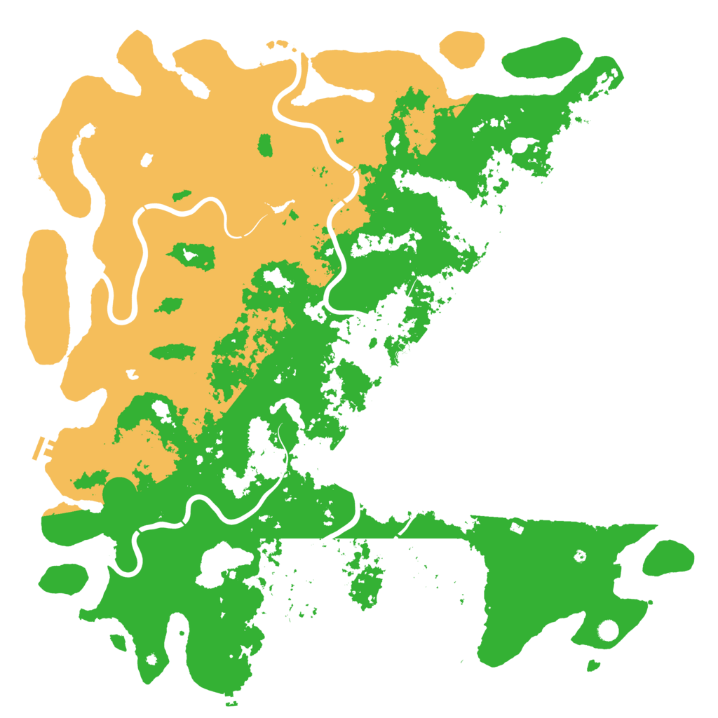 Biome Rust Map: Procedural Map, Size: 6000, Seed: 683141289