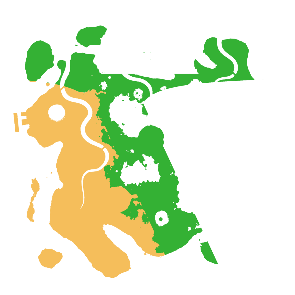 Biome Rust Map: Procedural Map, Size: 3100, Seed: 459277092