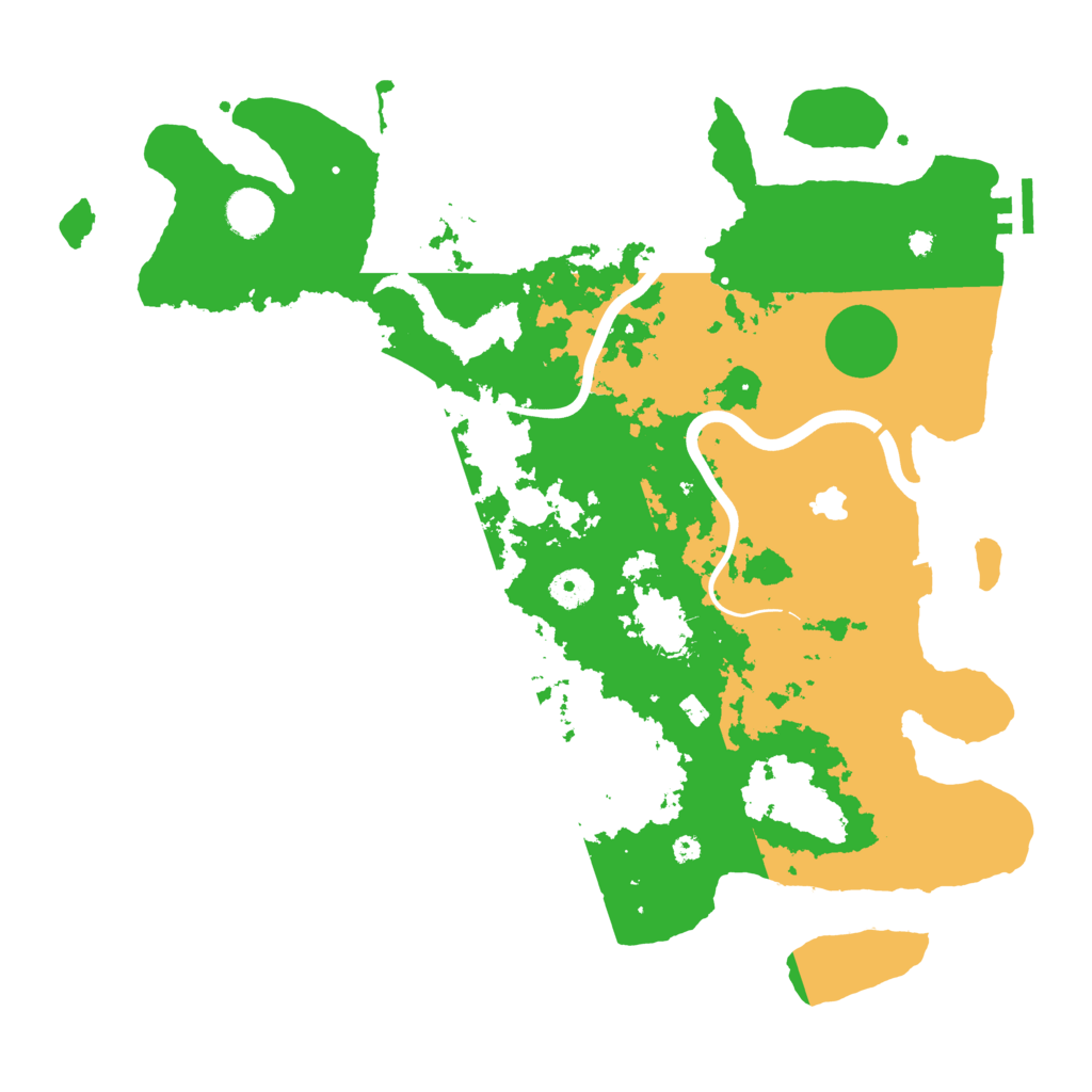 Biome Rust Map: Procedural Map, Size: 4000, Seed: 12166