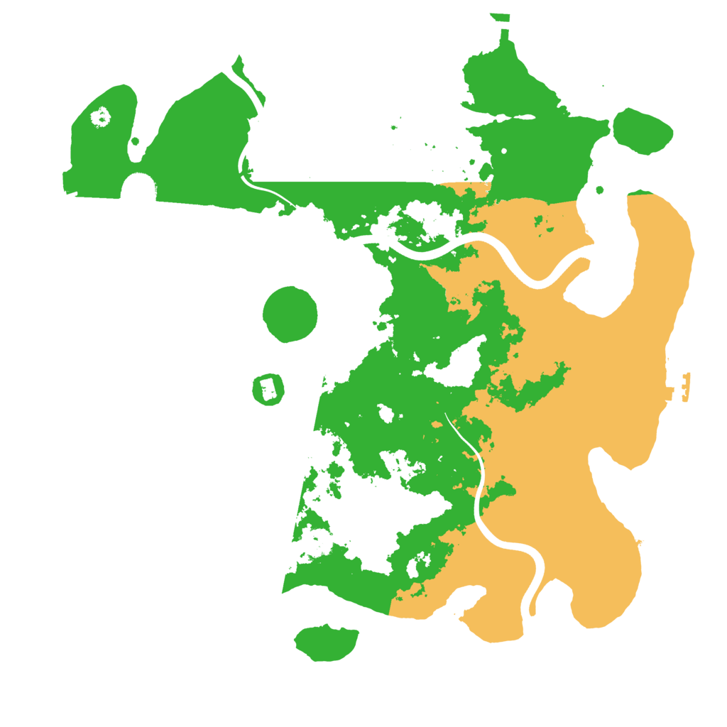 Biome Rust Map: Procedural Map, Size: 3750, Seed: 8825