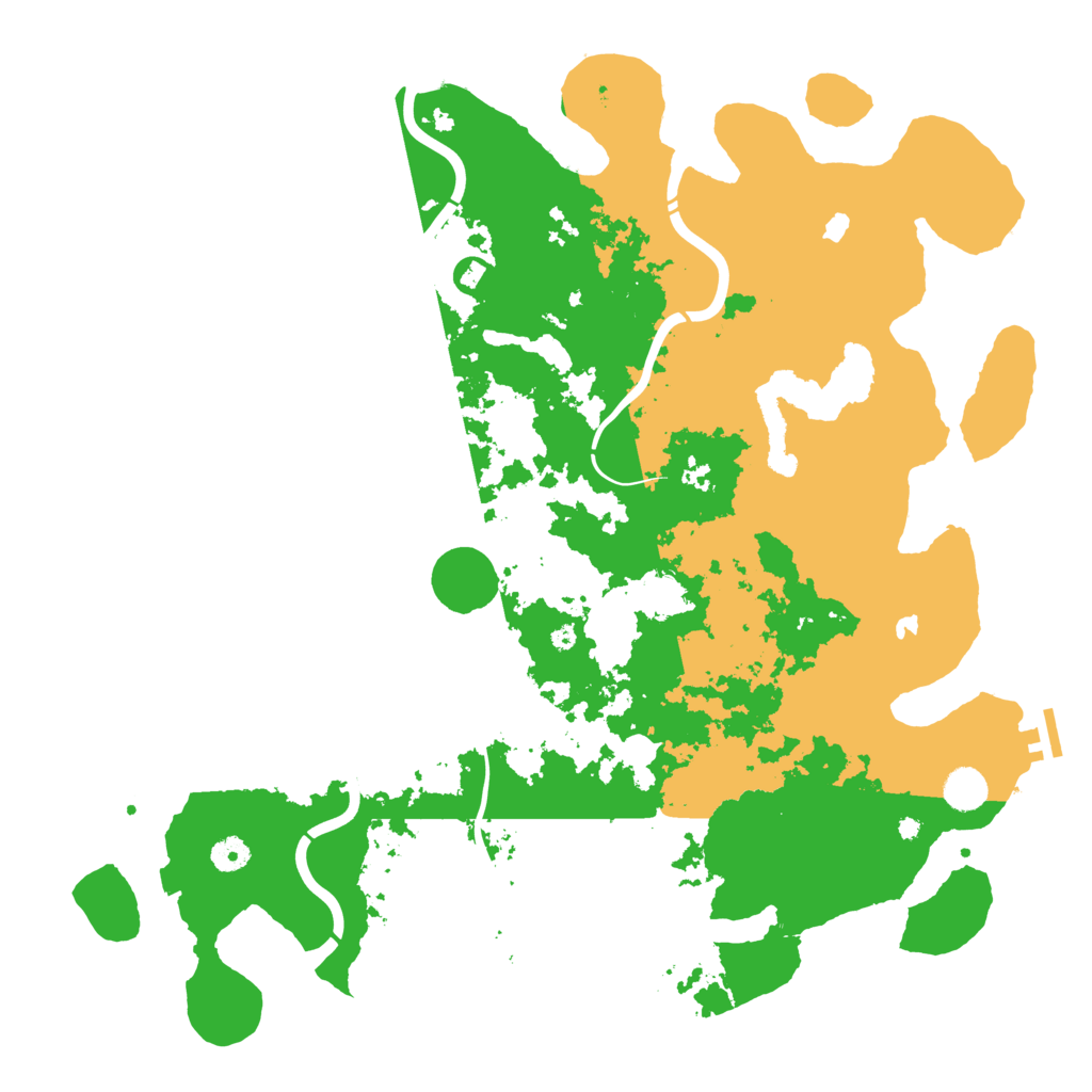 Biome Rust Map: Procedural Map, Size: 4500, Seed: 338706811