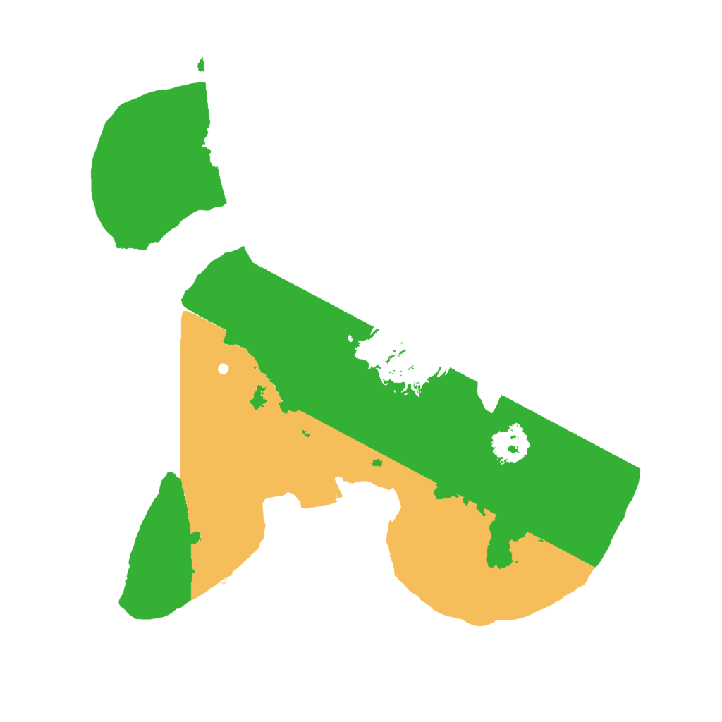 Biome Rust Map: Procedural Map, Size: 2000, Seed: 722250661