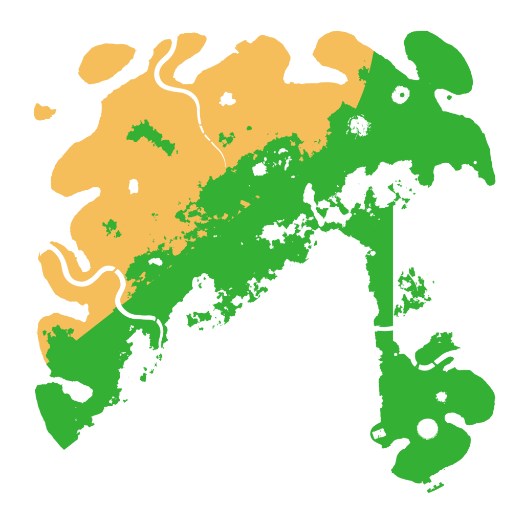 Biome Rust Map: Procedural Map, Size: 4500, Seed: 606330920