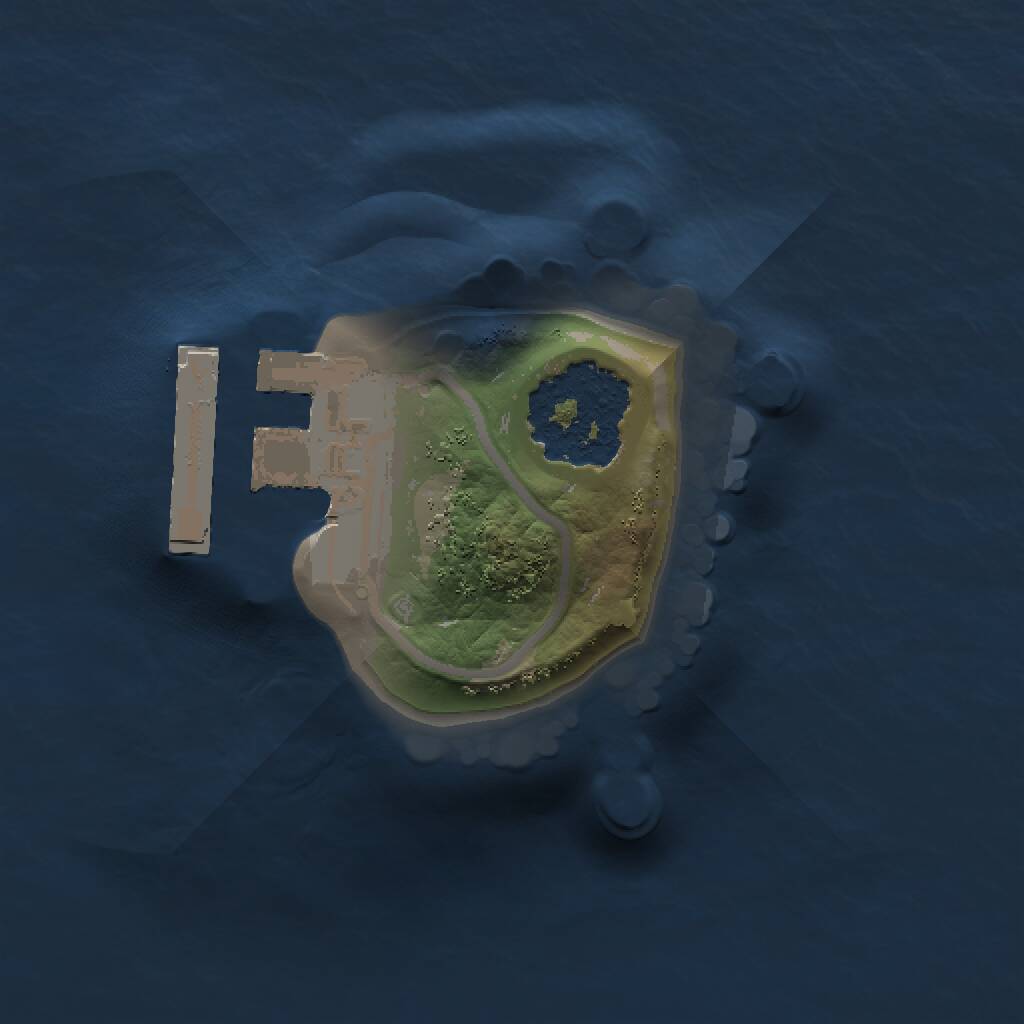 Rust Map: Procedural Map, Size: 1000, Seed: 798738285, 2 Monuments