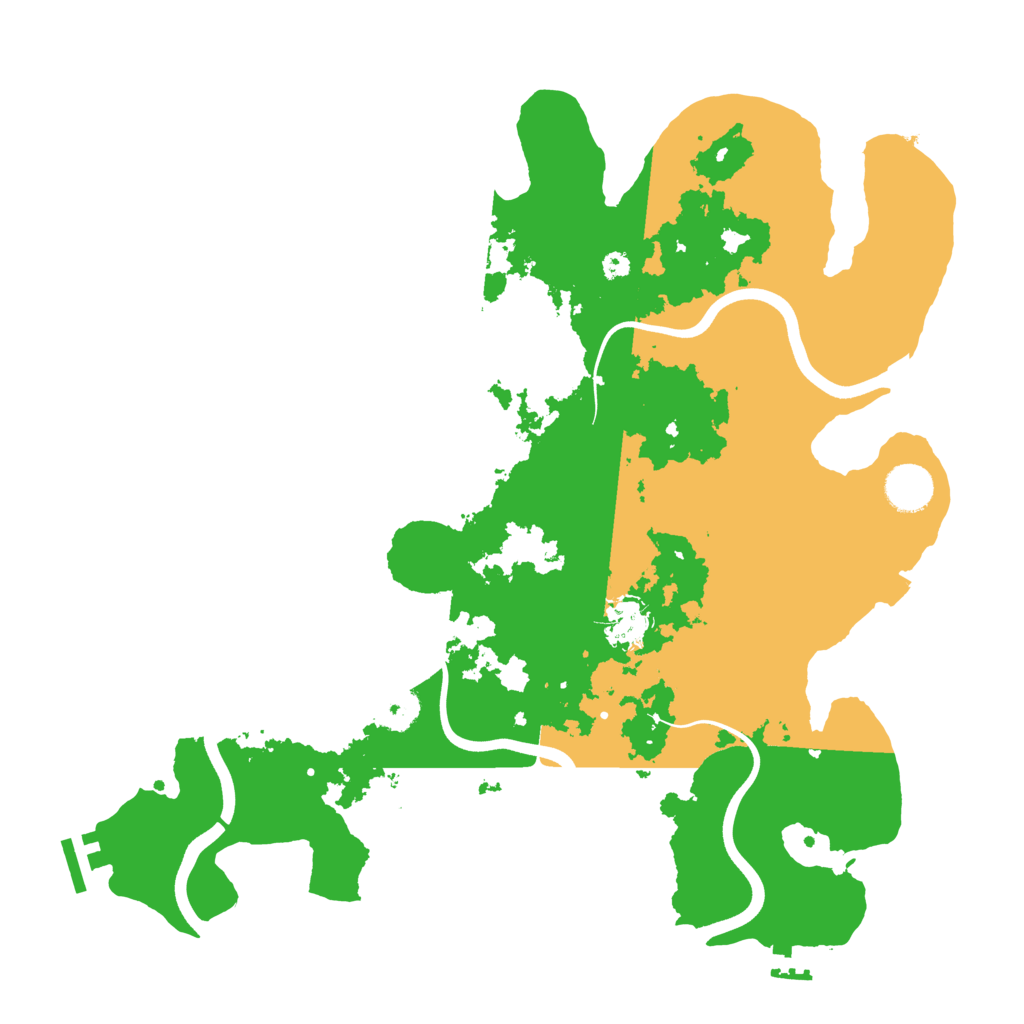 Biome Rust Map: Procedural Map, Size: 3750, Seed: 458721