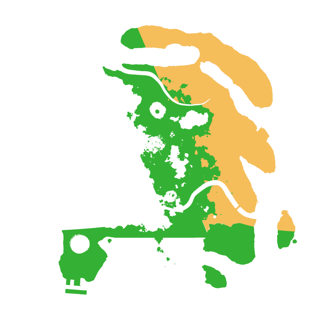 Biome Rust Map: Procedural Map, Size: 3000, Seed: 1893047076
