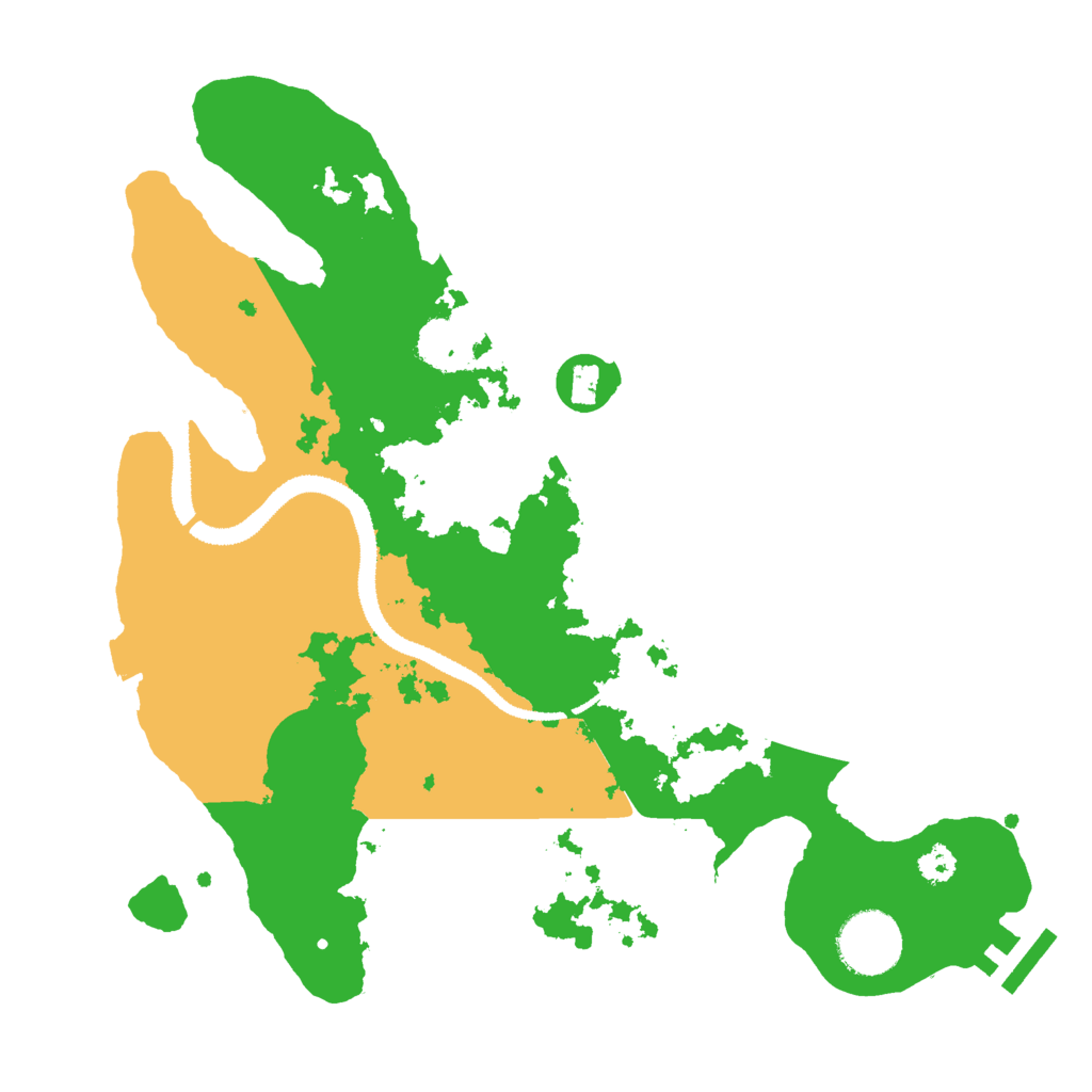 Biome Rust Map: Procedural Map, Size: 3000, Seed: 62336