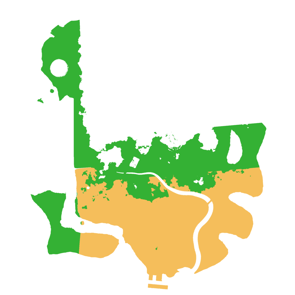 Biome Rust Map: Procedural Map, Size: 3000, Seed: 1331248570