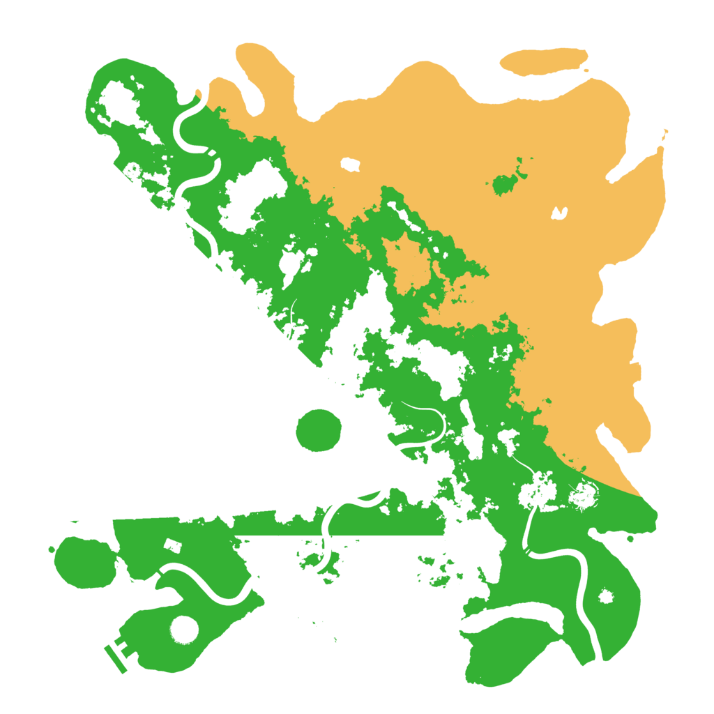 Biome Rust Map: Procedural Map, Size: 4500, Seed: 1612982244