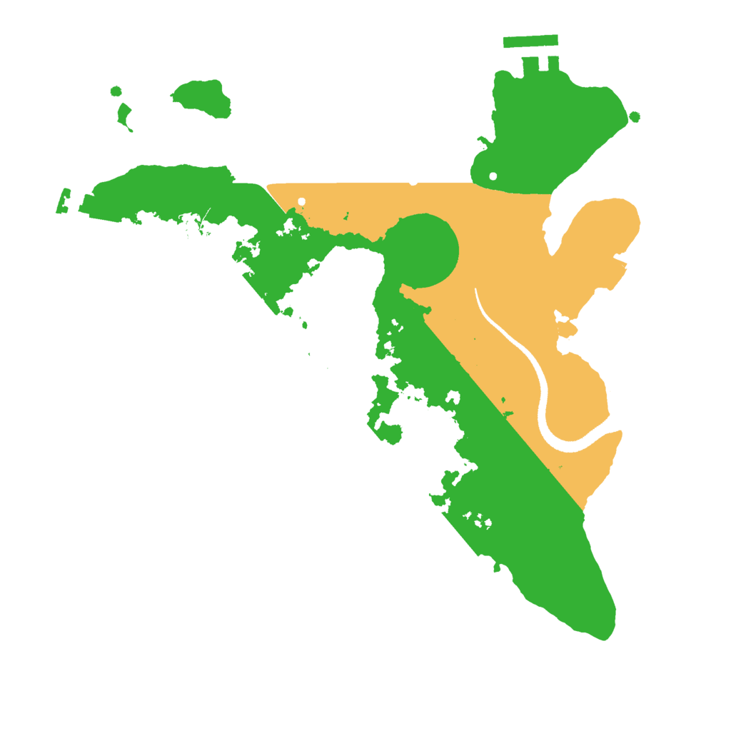 Biome Rust Map: Procedural Map, Size: 2700, Seed: 299901587