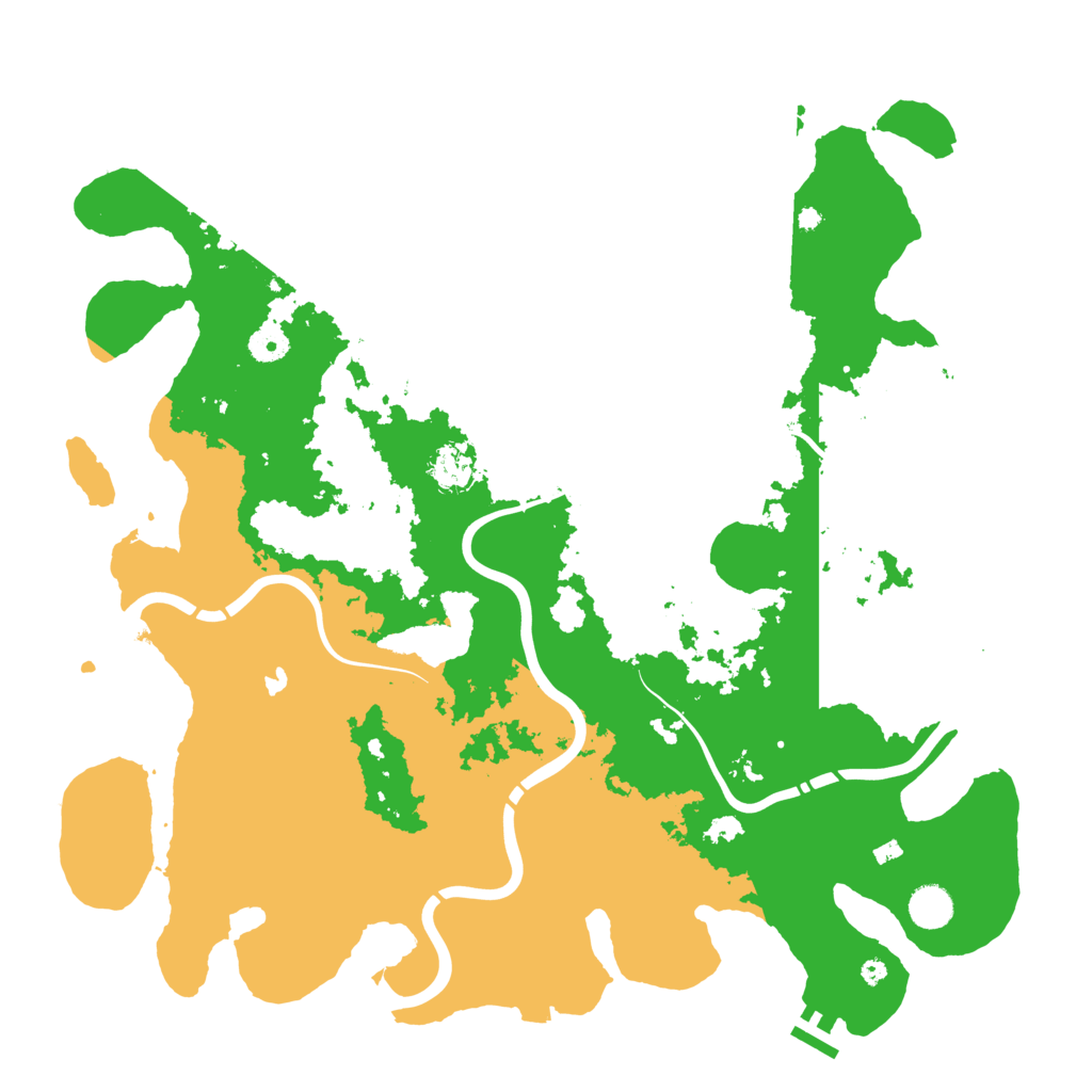 Biome Rust Map: Procedural Map, Size: 4351, Seed: 48368