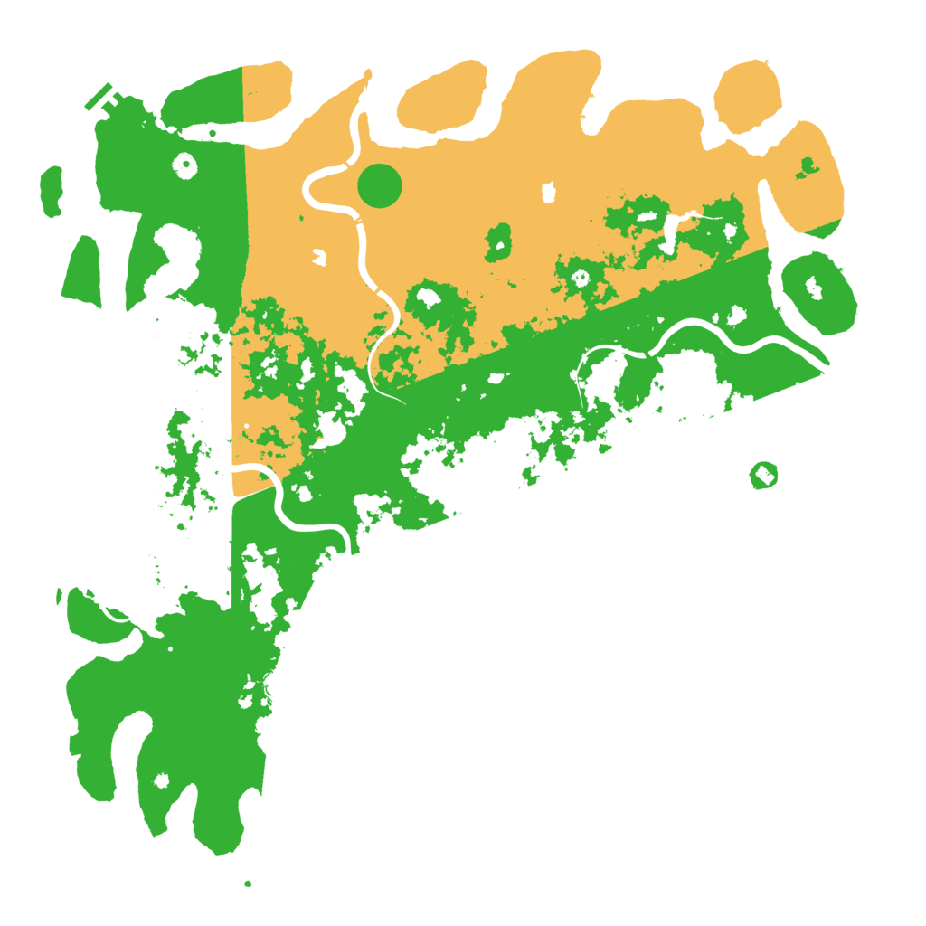 Biome Rust Map: Procedural Map, Size: 5500, Seed: 996840541