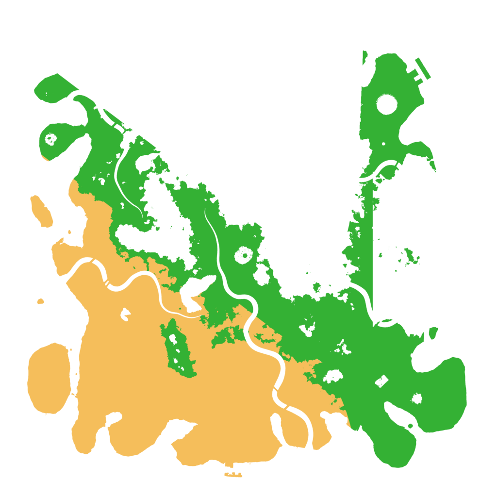 Biome Rust Map: Procedural Map, Size: 4301, Seed: 48368