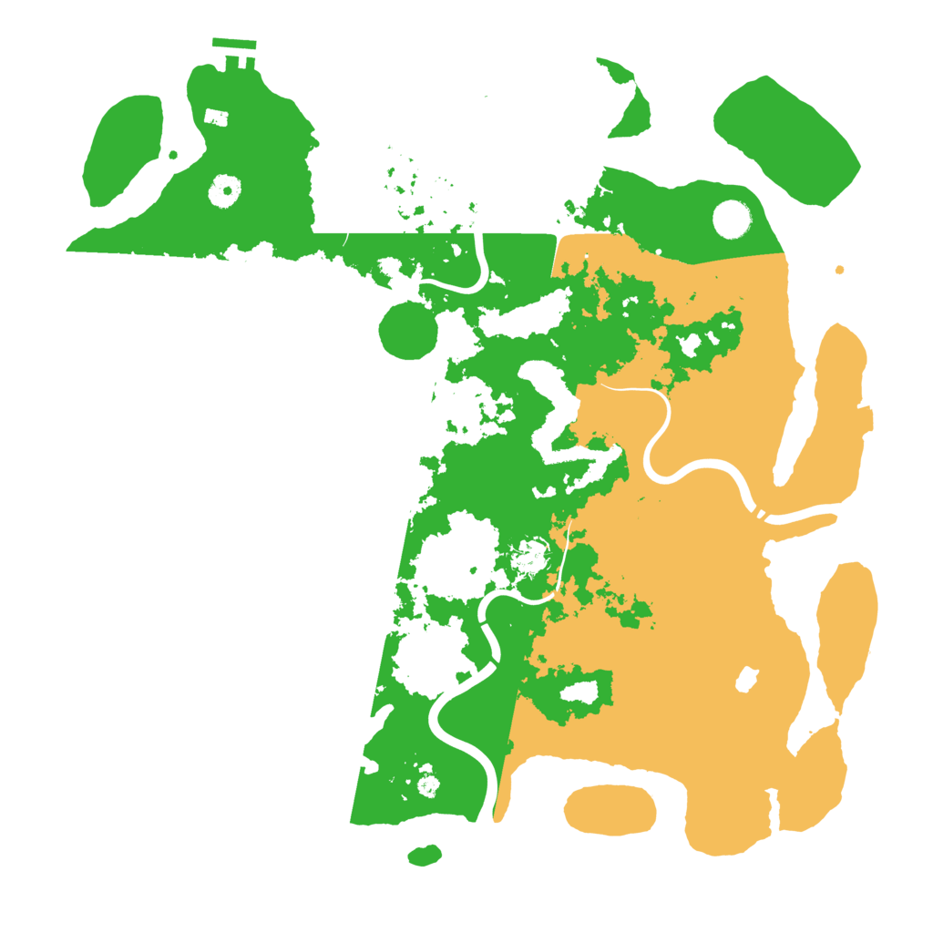 Biome Rust Map: Procedural Map, Size: 4301, Seed: 1542079465