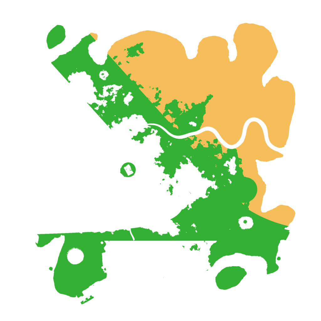 Biome Rust Map: Procedural Map, Size: 3500, Seed: 830745410
