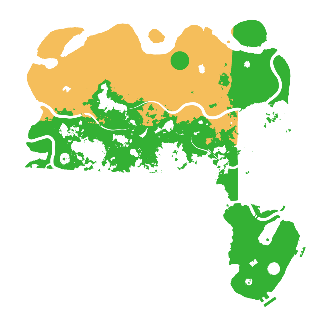 Biome Rust Map: Procedural Map, Size: 4500, Seed: 328175965