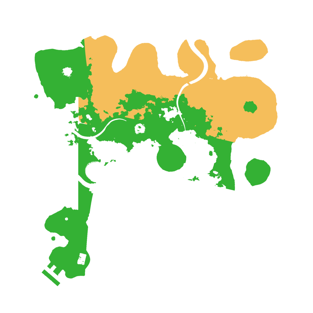 Biome Rust Map: Procedural Map, Size: 3000, Seed: 75476