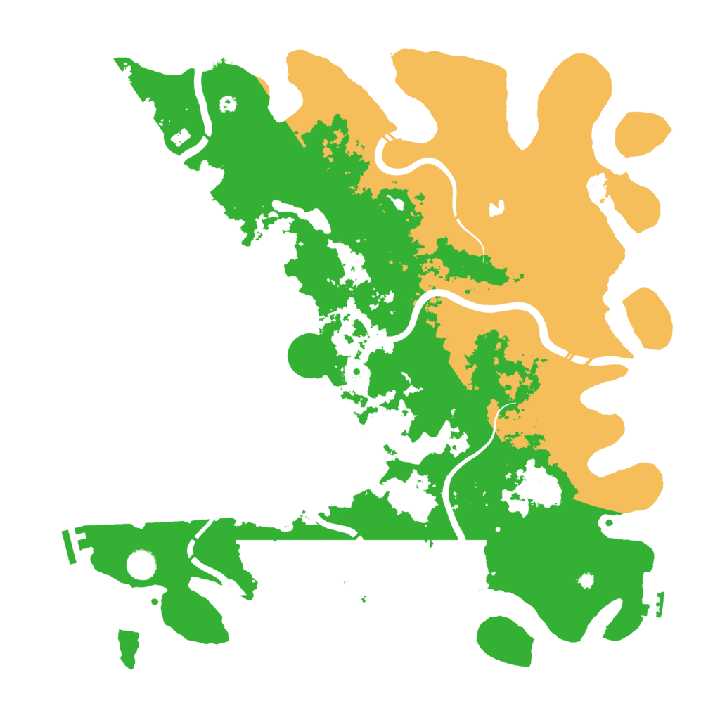 Biome Rust Map: Procedural Map, Size: 4250, Seed: 1254665