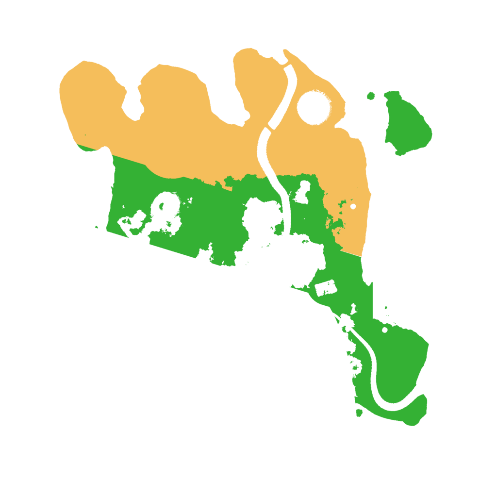Biome Rust Map: Procedural Map, Size: 2600, Seed: 1426223349