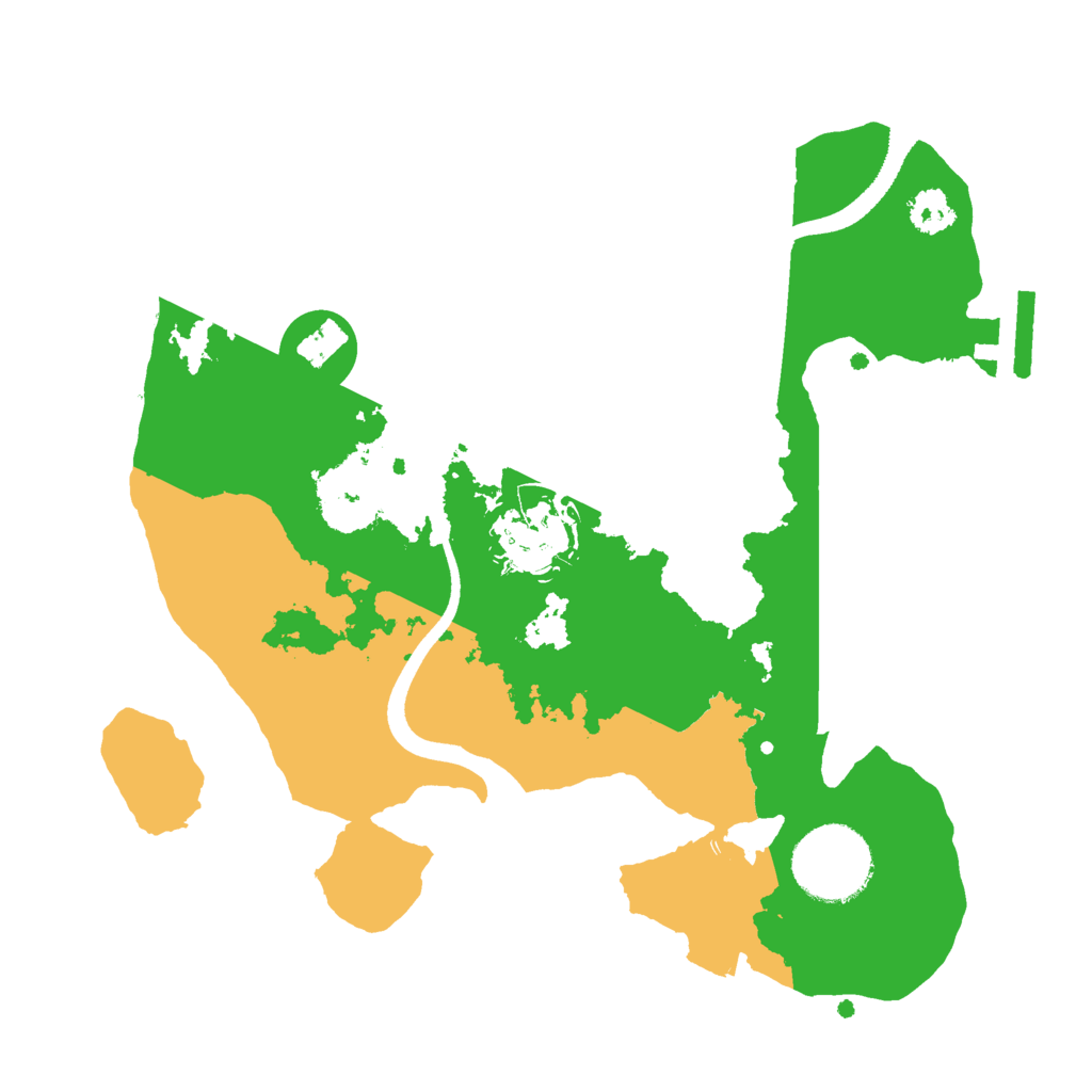 Biome Rust Map: Procedural Map, Size: 2500, Seed: 6750