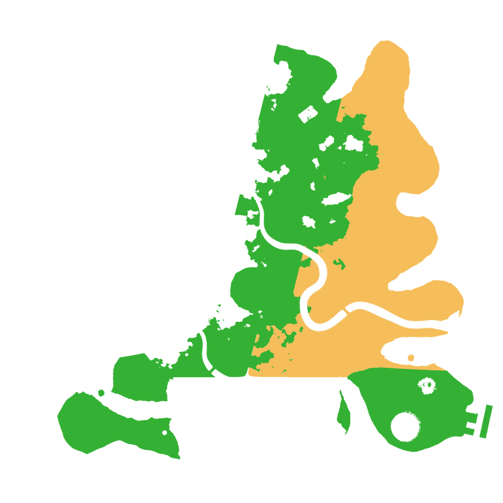 Biome Rust Map: Procedural Map, Size: 3054, Seed: 570359