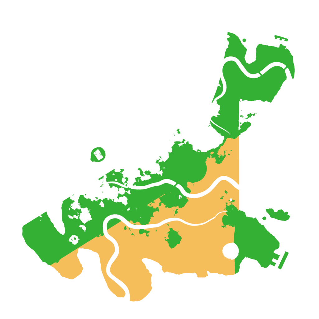 Biome Rust Map: Procedural Map, Size: 3500, Seed: 1781002803
