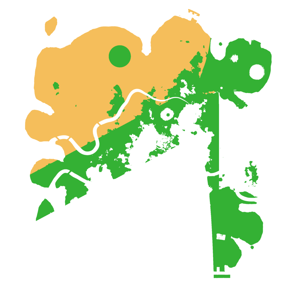 Biome Rust Map: Procedural Map, Size: 3500, Seed: 724366394